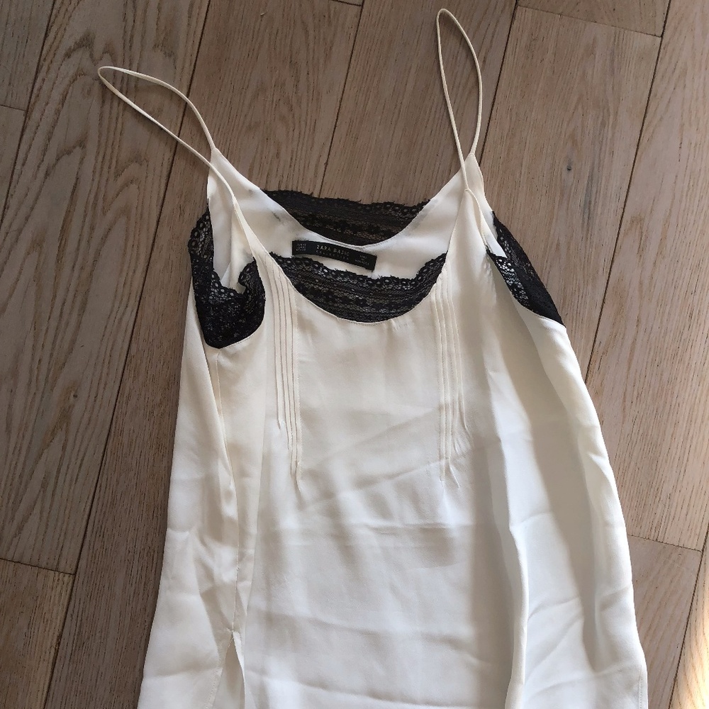 Zara Silk and Lace Cami